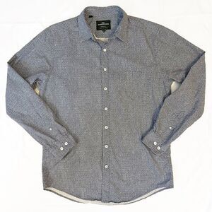 Rodd & Gunn Shirt Mens Medium Geometric Sports Fit Button Up Long Sleeve